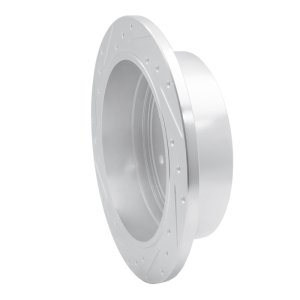 Ford F-150 Brake Rotor (1) - Rear Right - R1 Concepts - Drilled & Slotted - Silver - `97-`04